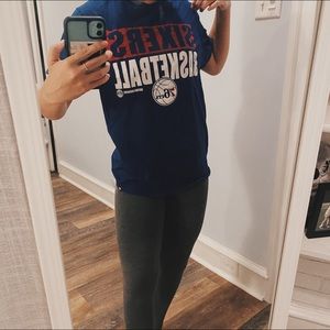 Blue 76ers Shirt, Size Medium